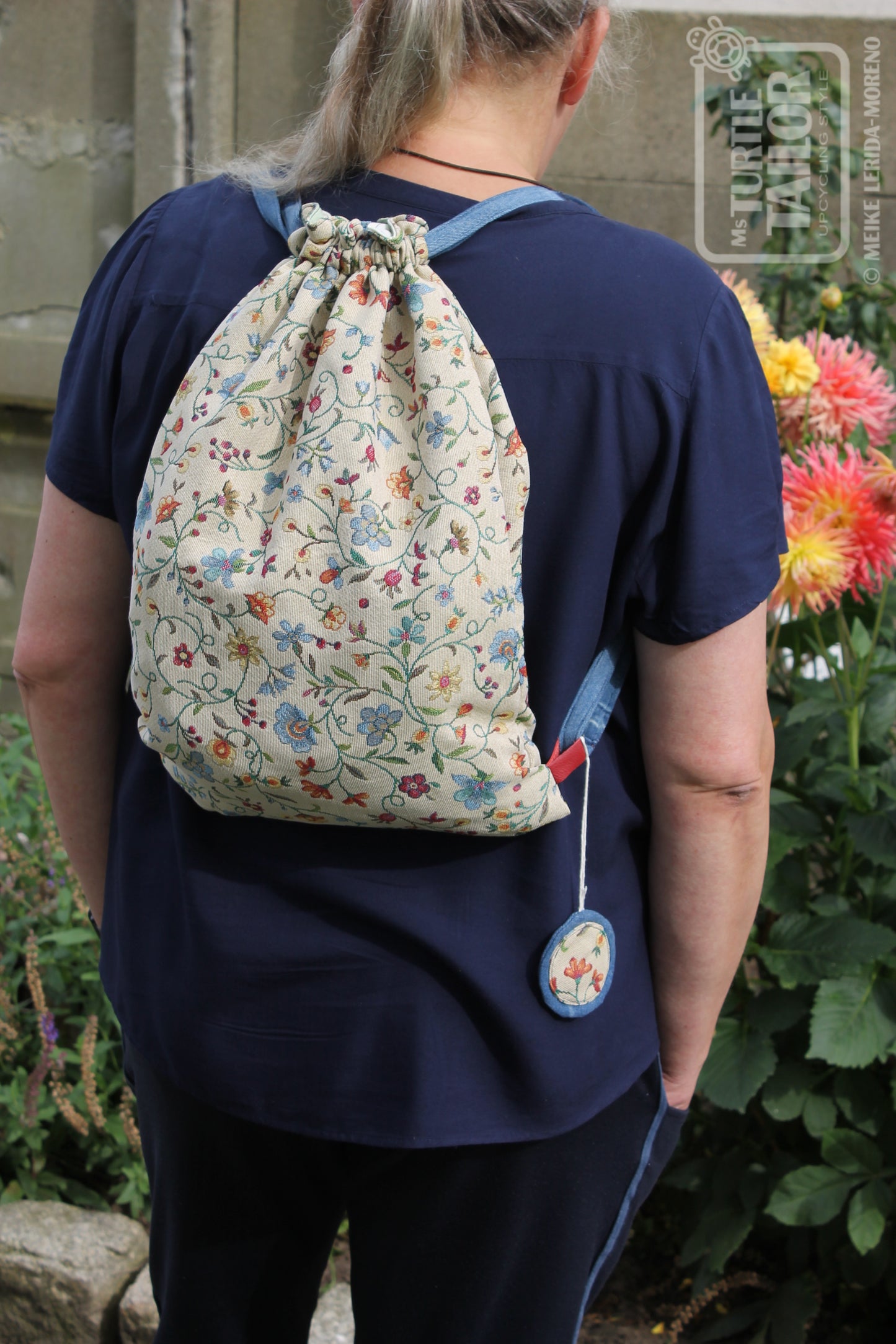 Rucksack Blumenmuster N°019