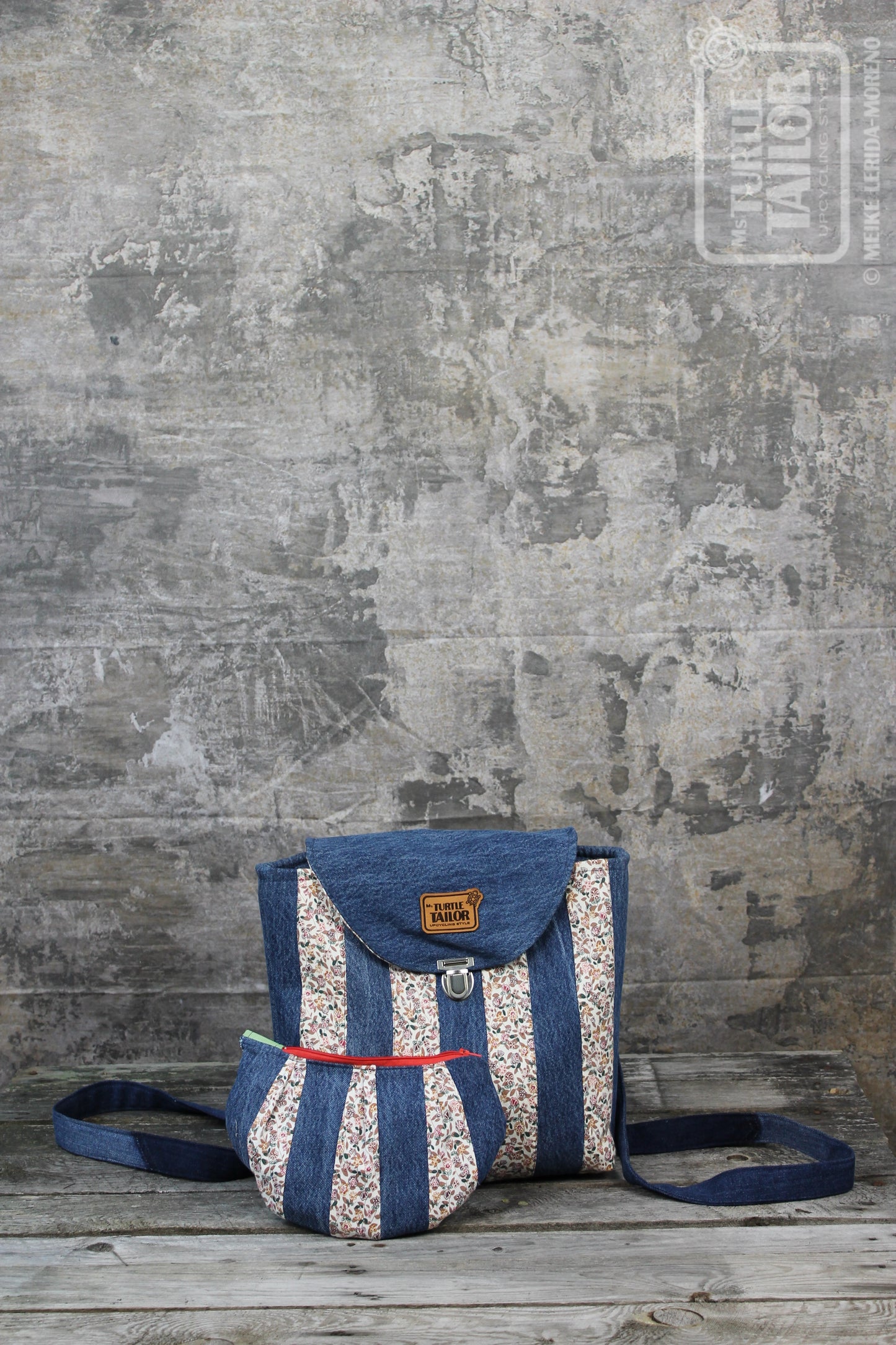 Rucksack im Patchworkdesign N°025