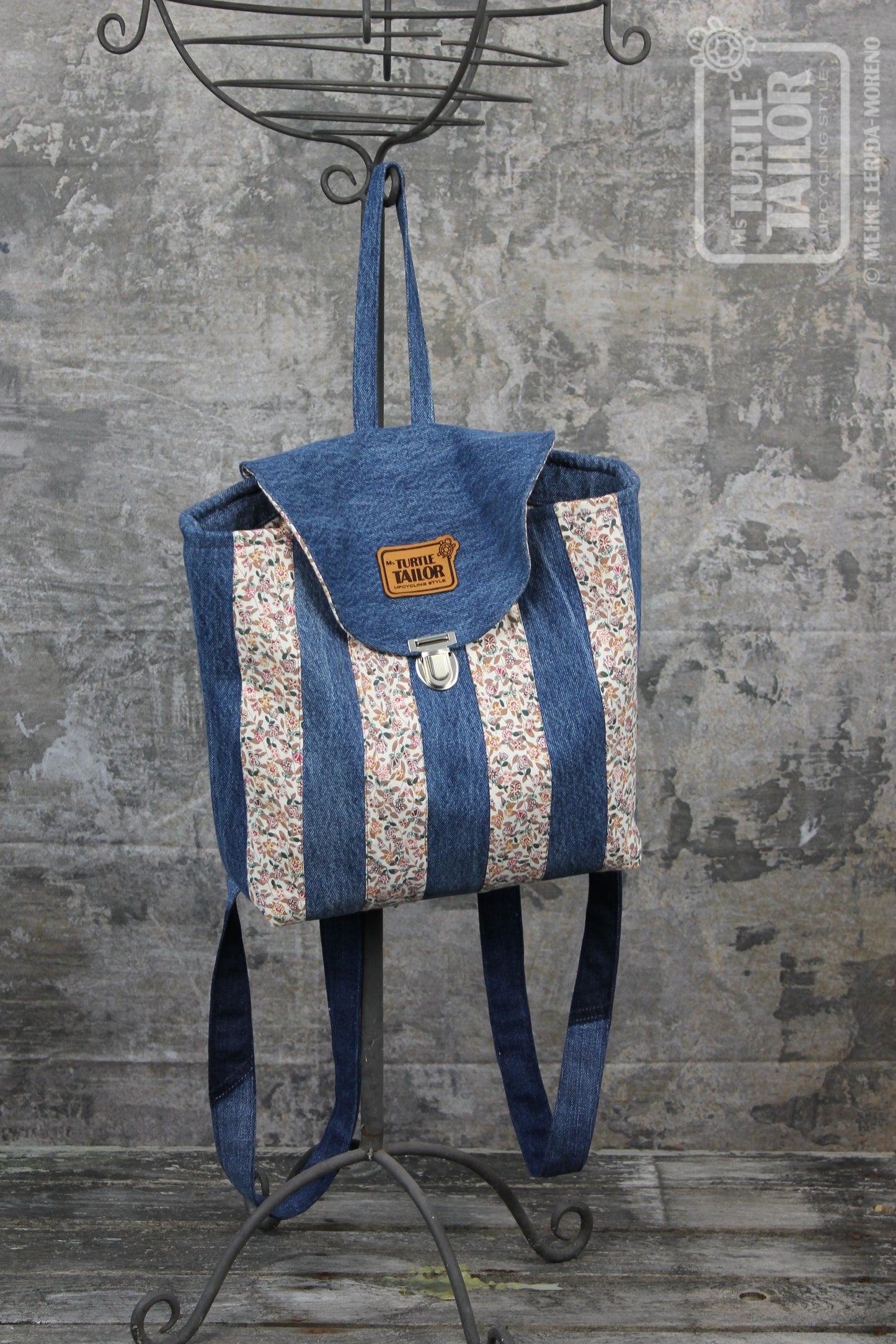 Rucksack im Patchworkdesign N°025