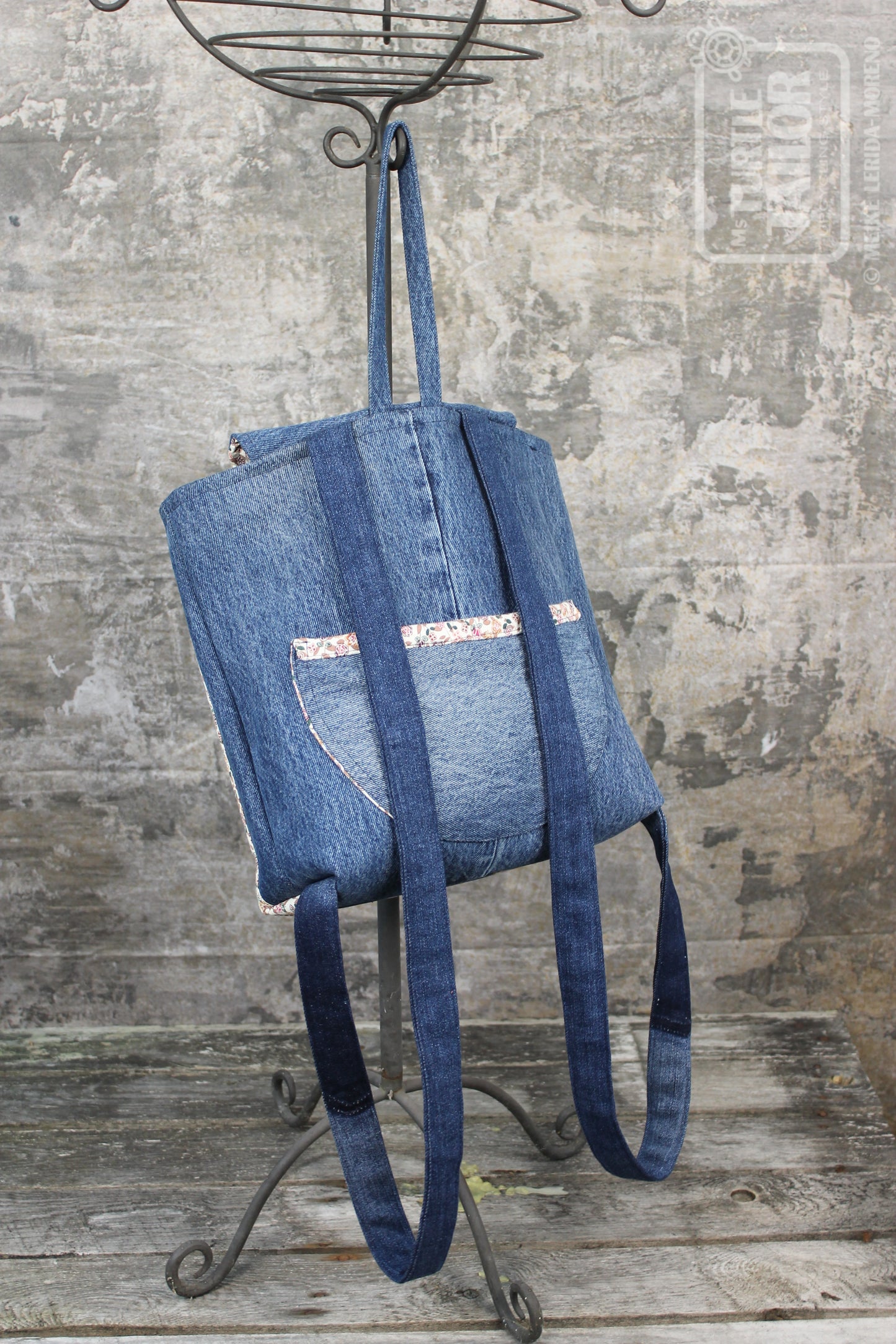 Rucksack im Patchworkdesign N°025