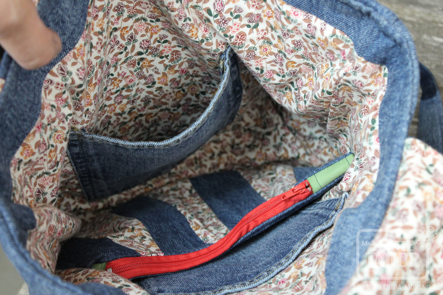 Rucksack im Patchworkdesign N°025