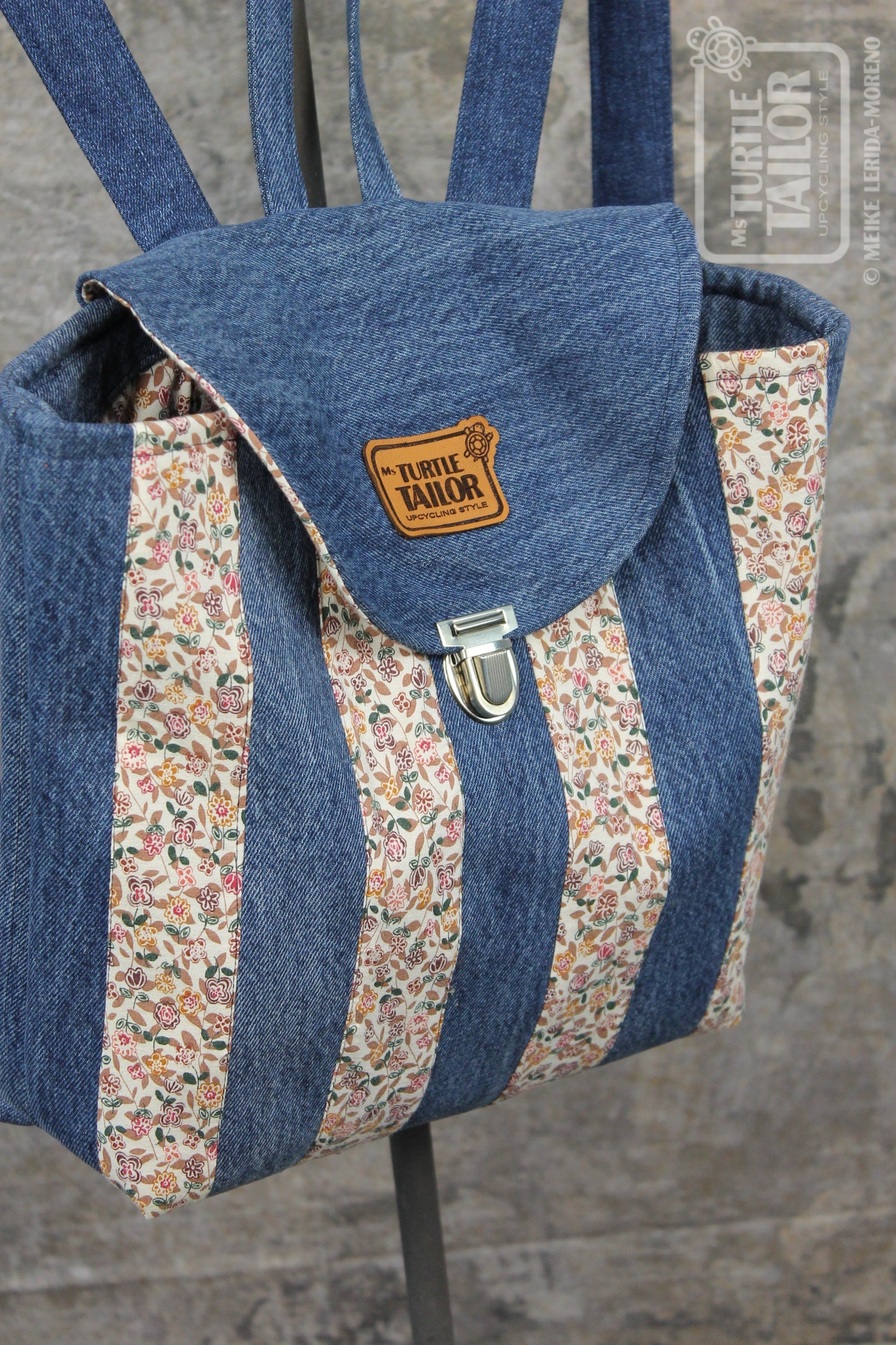 Rucksack im Patchworkdesign N°025