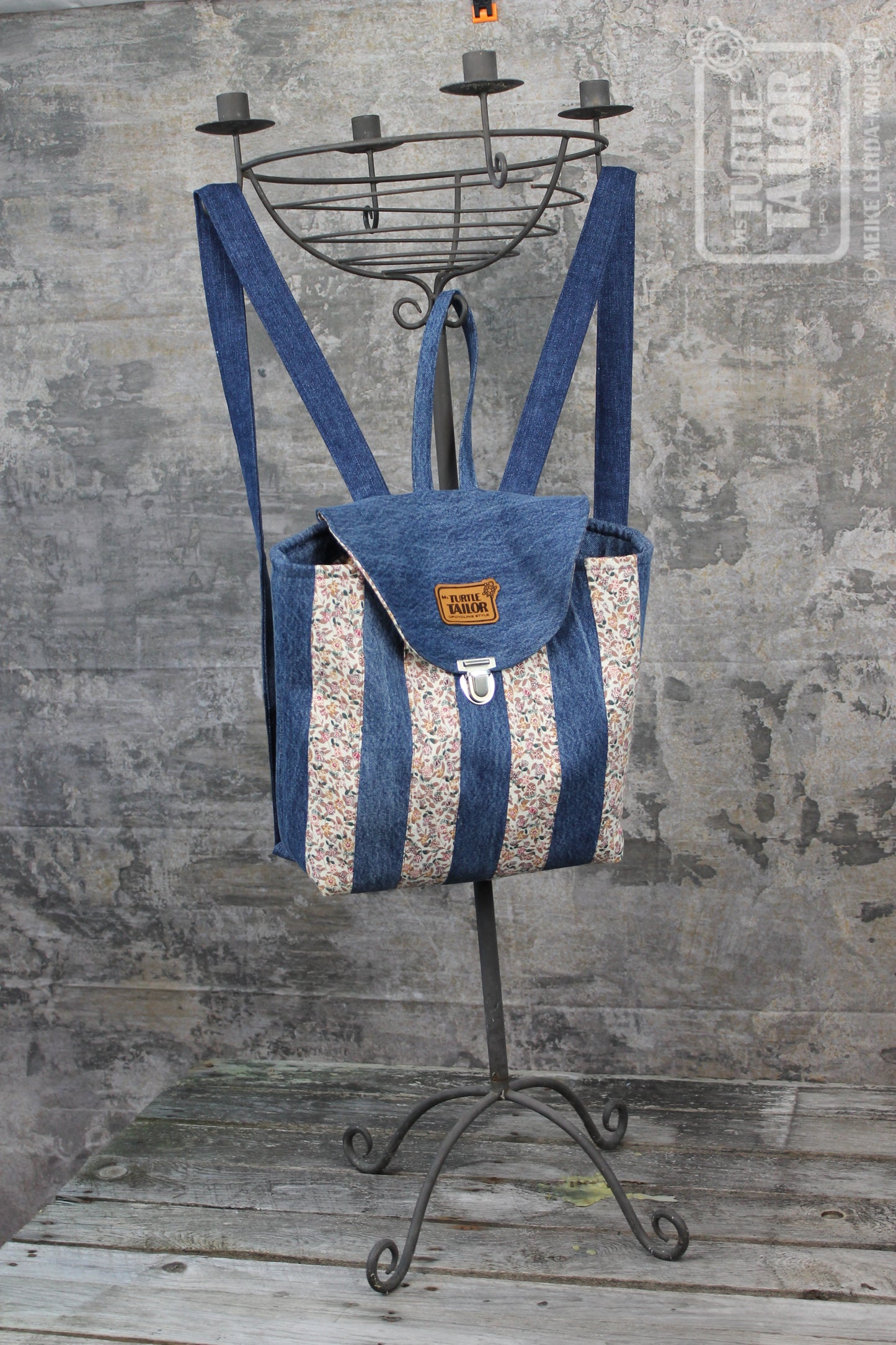 Rucksack im Patchworkdesign N°025